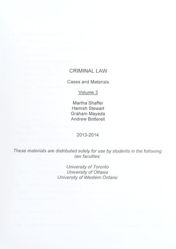 Criminal law