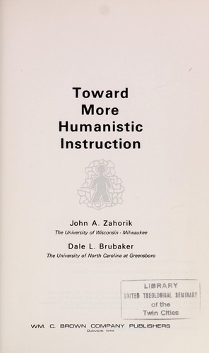 Toward more humanistic instruction