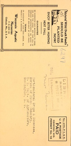 Want better duck hunting and improved fishing? then provide attractive feeding grounds for wild ducks & fish