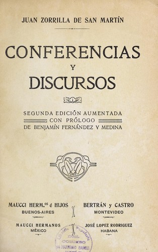 Conferencias y discursos.