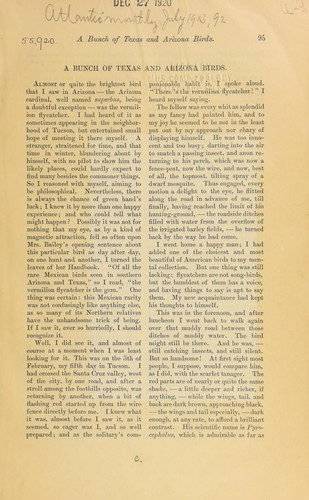 A bunch of Texas and Arizona birds