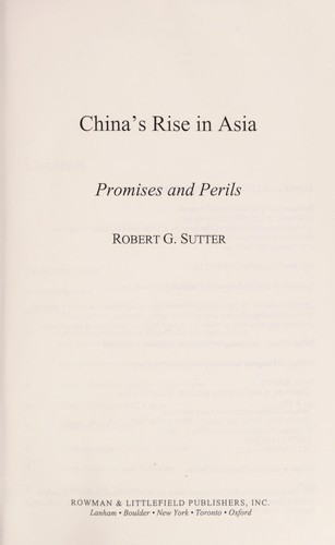 China's rise in Asia