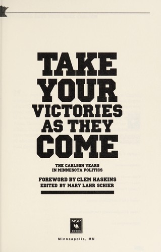 Take Your Victories As They Come