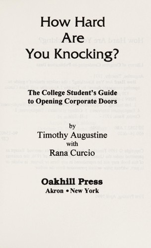 How hard are you knocking?