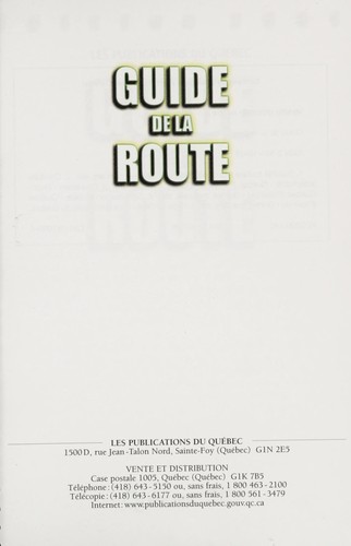 Guide de la route
