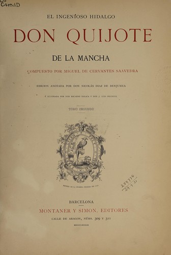 El ingenioso hidalgo Don Quijote de la Mancha