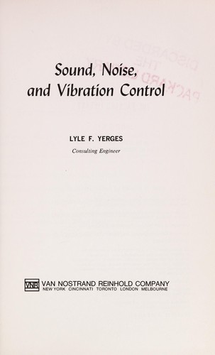 Sound, noise, and vibration control