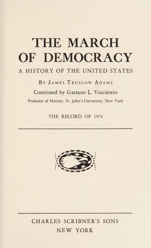 The march of democracy