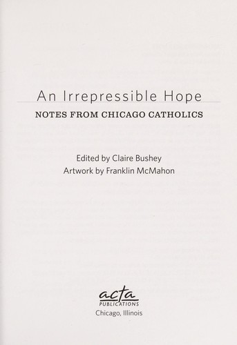 An irrepressible hope