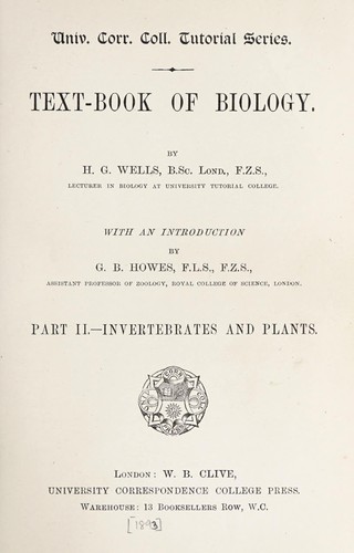Text-book of biology