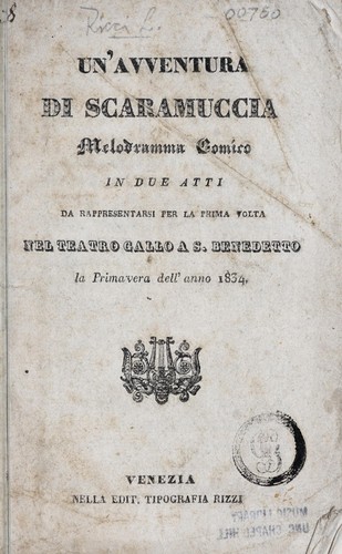 Un'avventura di Scaramuccia