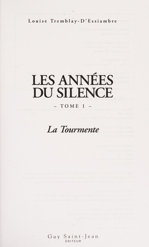 Années du silence T.06: L'oasis