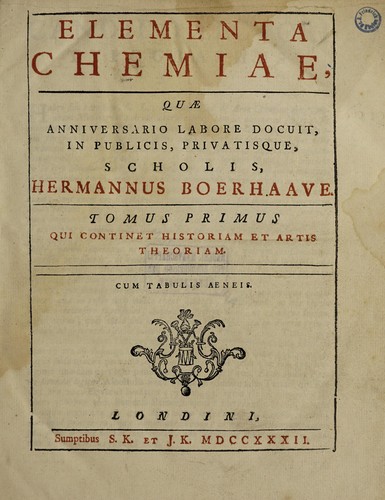 Elementa chemiae