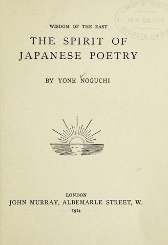 The spirit of Japanese poetry