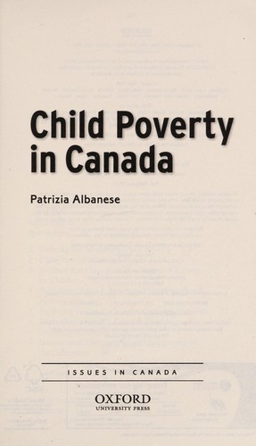 Child poverty in Canada