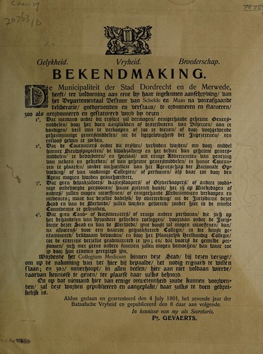 Bekendmaking