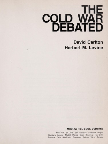 The Cold war debated