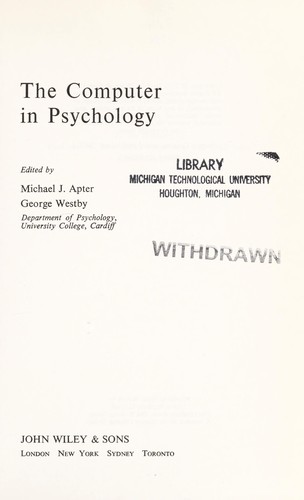 The computer in psychology