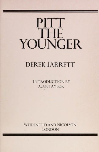 PITT THE YOUNGER (BRITISH PRIME MINISTERS)