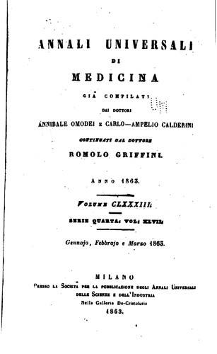 Annali universali di medicina