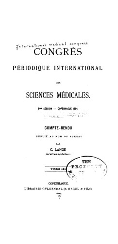 Congrès périodique international des sciences médicales v. 4