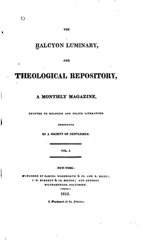 The Halcyon Luminary, and Theological Repository