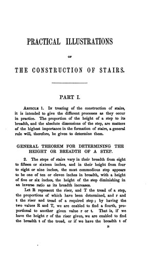 The orthogonal system of hand-railing, with practical illustrations of the construction of stairs