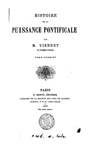 Histoire de la puissance pontificale