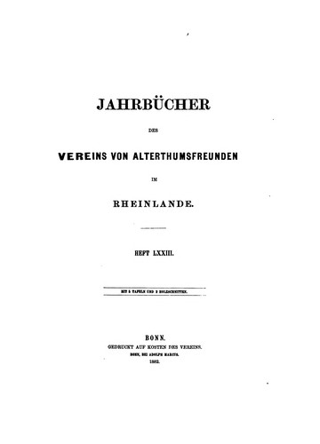 Bonner Jahrbücher