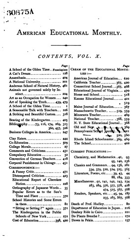 The American Educational Monthly