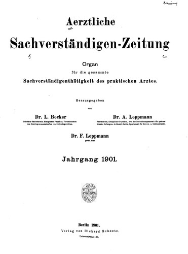 Aerztliche Sachverständigen-zeitung