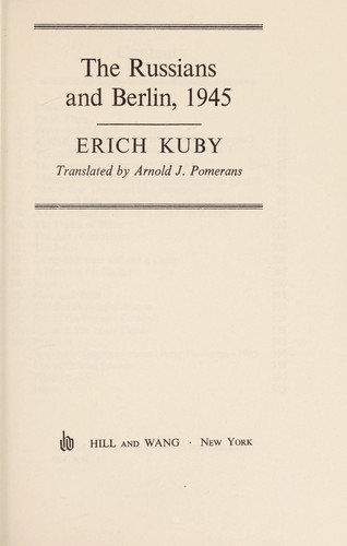 The Russians and Berlin, 1945