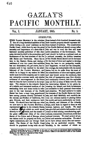 Gazlay's Pacific monthly.