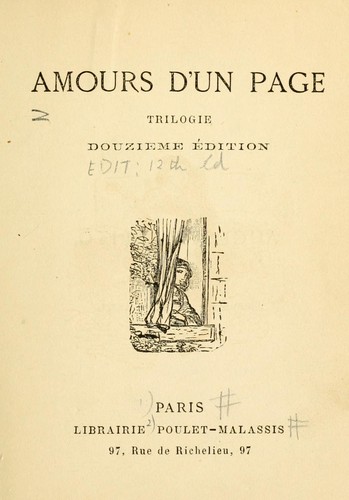 Amours d'un page