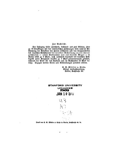 Archiv für die Artillerie- und Ingenieur-offiziere des deutschen Reichsheeres