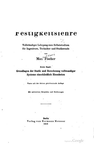 Statik und Festigkeitslehre