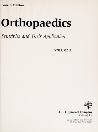 Orthopaedics