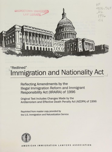 'Redlined' Immigration and Nationality Act