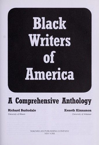 Black Writers of America