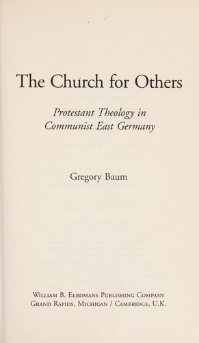 The church for others