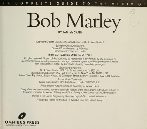 The complete guide to the music of Bob Marley