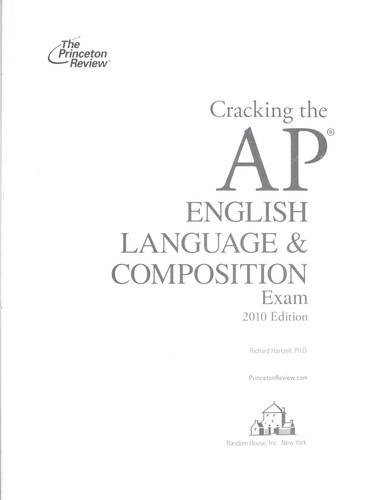 Cracking the AP English language & composition exam