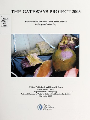 Surveys and excavations from Hare Harbor to Jacques Cartier Bay