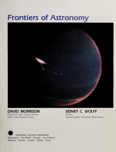Frontiers of astronomy
