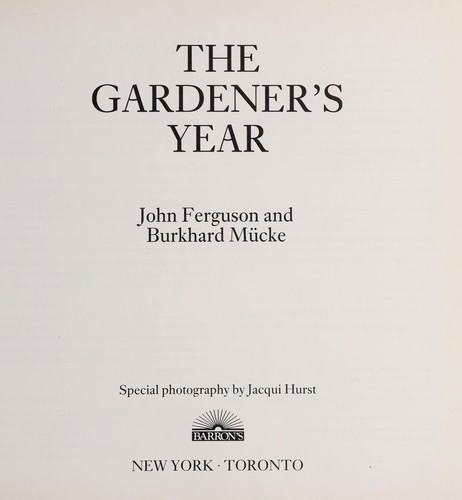 The gardener's year