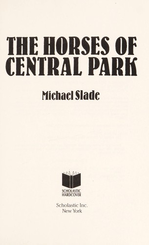 The horses of Central Park