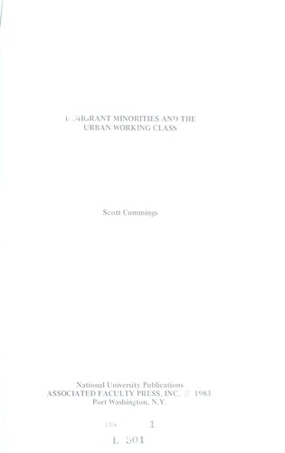 Immigrant minorities and the urban working class