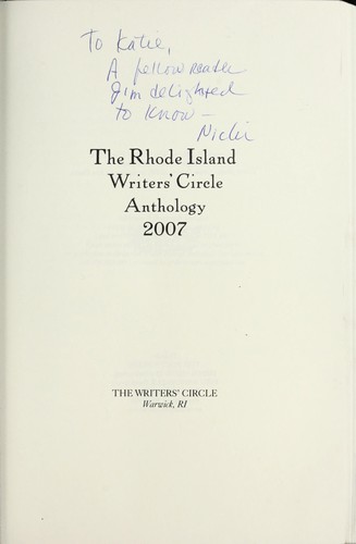 The Rhode Island Writers' Circle anthology, 2007