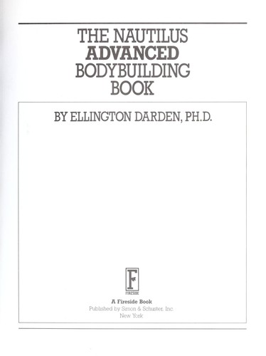 The Nautilus advanced bodybuilding book