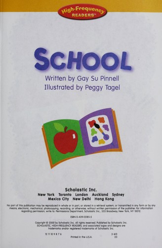 School (High-Frequency Readers, Book 1)
